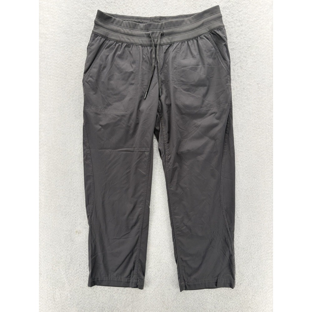 The North Face Aphrodite Motion Capri Womens M Gray FlashDry DWR UPF 40+ Hiking